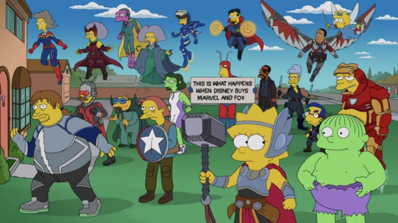 Le croisement des Simpsons Loki