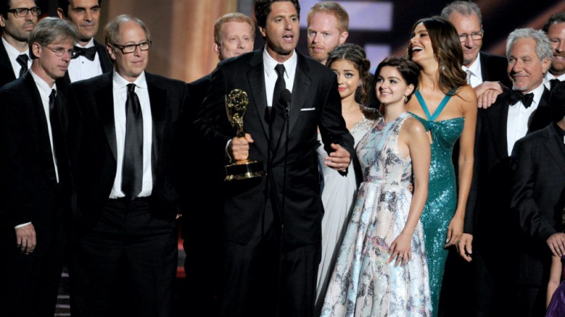 Família moderna de detentores de recordes Emmy