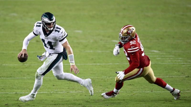 Svētdienas TV reitings: Eagles iekaro 49ers, dodot NFL uzvaru NBC