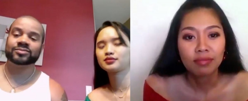 Tarik, Hazel et Minty sur FaceTime, fiancé de 90 jours