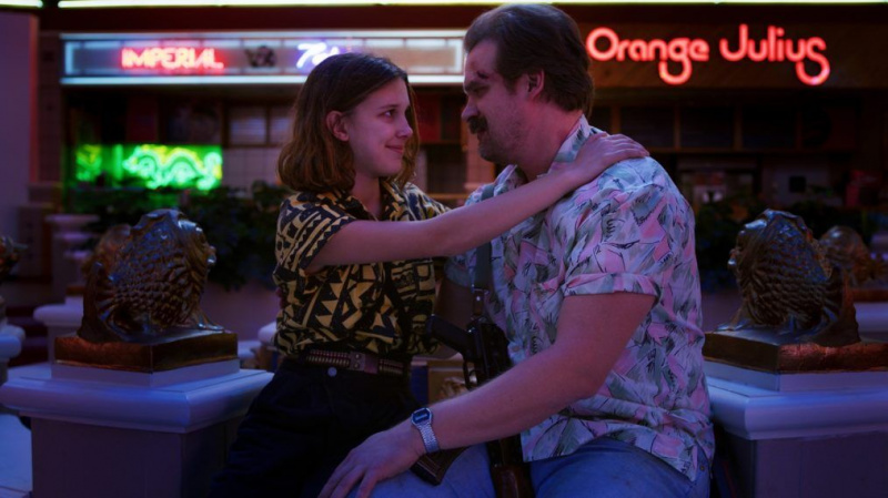 coisas estranhas, temporada 3 millie bobby brown david harbour