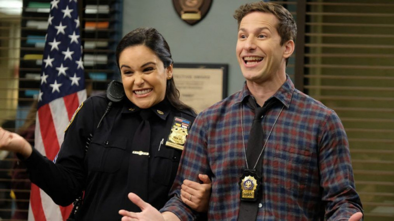 brooklyn nine-nine melissa fumero andy samberg