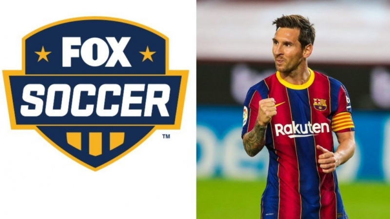 Fox Soccer Logo med Lionel Messi