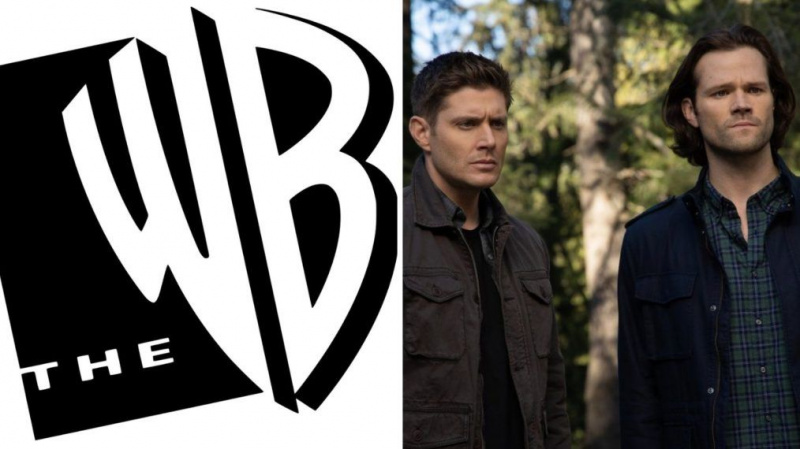 WB -logotypen med The Winchesters från Supernatural
