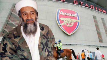Osama bin Laden Emirates Stadium Arsenal
