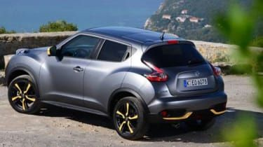 Nissan Juke SUV: iøjnefaldende udseende og en række økonomiske motorer