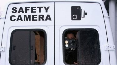 Camera de viteză a poliției de la