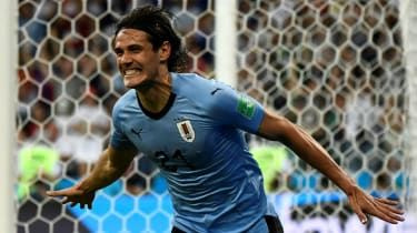 Edinson Cavani Urugvaj proti Franciji, četrtfinale svetovnega prvenstva