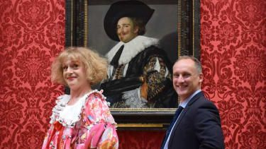Grayson Perry in dr. Xavier Bray, direktor londonske zbirke Wallace