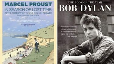 In the Shadow of Young Girls in Flower od Marcela Prousta a Chronicles: Volume One od Boba Dylana