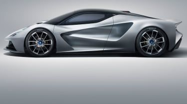Lotus Evija: et jordbundet jagerfly