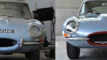 Photos : 1964 Jaguar E-Type restaurée en parfait état après 40 ans passés dans le garage