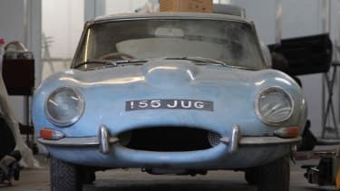 1964. gada Jaguar E-type Series 1 3.8 FHC šķūnis tika atjaunots uzņēmumā E-Type UK