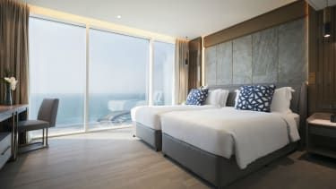 Suita v hoteli Jumeirah Beach v Dubaji, Spojené arabské emiráty