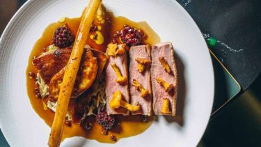 Piept de rata cu foie gras