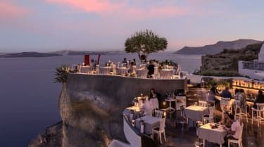 Lycabettus restaurang Santorini