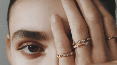 Inele cu geam de diamante Jessie Thomas