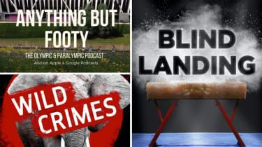 Zgodnie z ruchem wskazówek zegara od góry po lewej: Wszystko oprócz Footy, Blind Landing i Wild Crimes Muzeum Historii Naturalnej