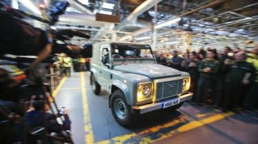 Land Rover Defender ražošana beidzas