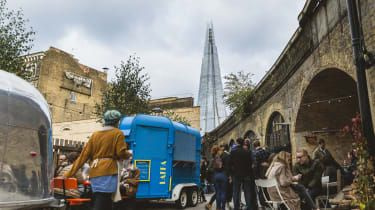 Bienvenue au paradis des gourmets à Flat Iron Square à Londres