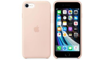 Silikonowe etui Apple iPhone SE różowy piasek