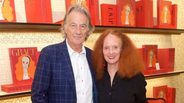 Grace Coddington firar lanseringen av sin nya bok