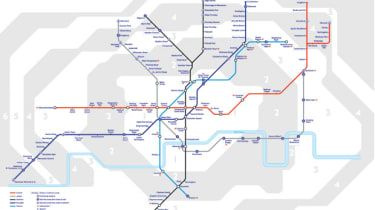 Harta Night Tube