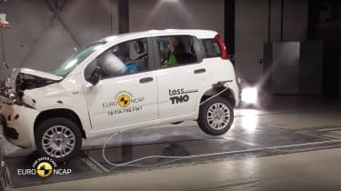 Storbritanniens mindst sikre biler 2018: Fiat Panda opnår nul-stjernede Euro NCap crash test rating