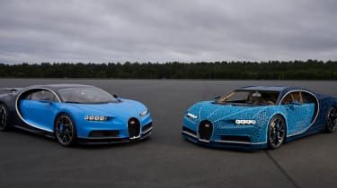 Bugatti a Lego odhaľujú plnohodnotný, jazditeľný Chiron