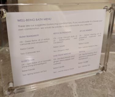 Čo je v ponuke kúpeľov na 45 Park Lane