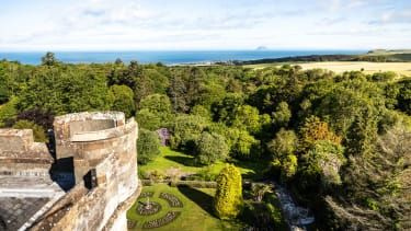 Glenapp Castle takutsikt