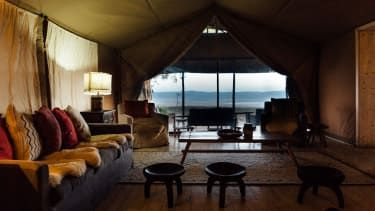 Entamanu, tábor Nomad Tanzánia v kráteri Ngorongoro, Tanzánia