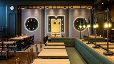 Kawiarnia i bar w Hoshino Resorts OMO7 Asahikawa