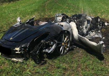 accident Ferrari