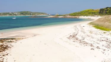 Plaża na wyspach Scilly