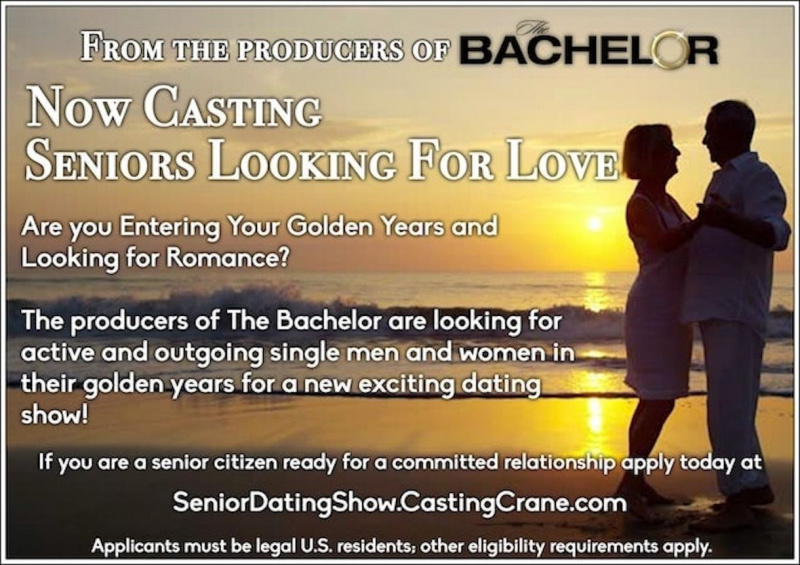 Senior Bachelor casting call