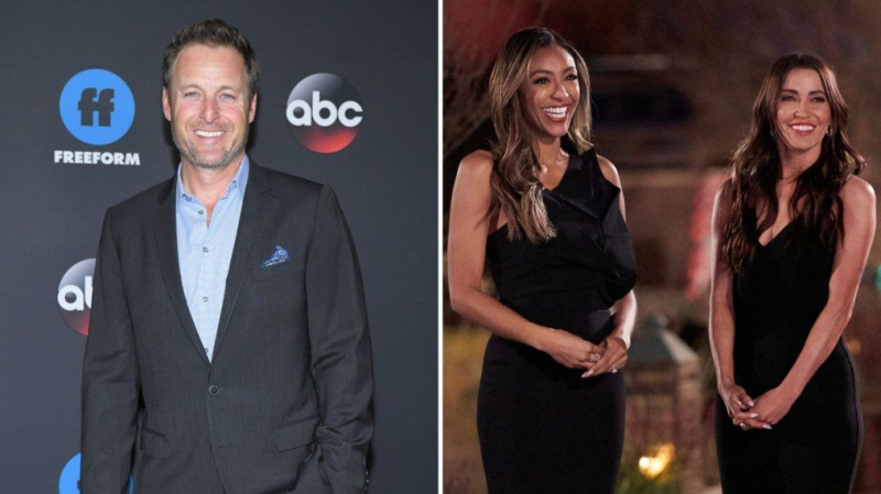 Chris Harrison The Bachelorette Saison 17 Premiere Tayshia Kaitlyn hôtes