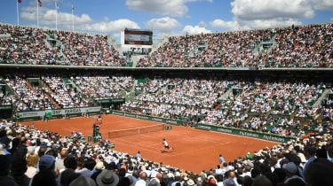 French Open tennis grand slam spilles på Roland Garros i Paris
