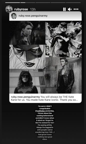 Ruby Rose „Instagram Batwoman“ perrašė Kate Kane reakciją