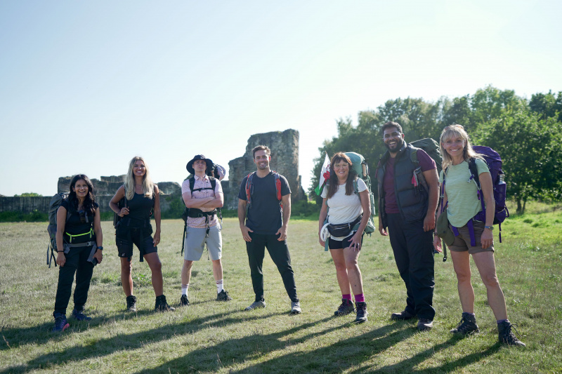   Pèlerinage au nord du Pays de Galles Sonali Christine Tom Spencer Amanda Eshaan et Michaela