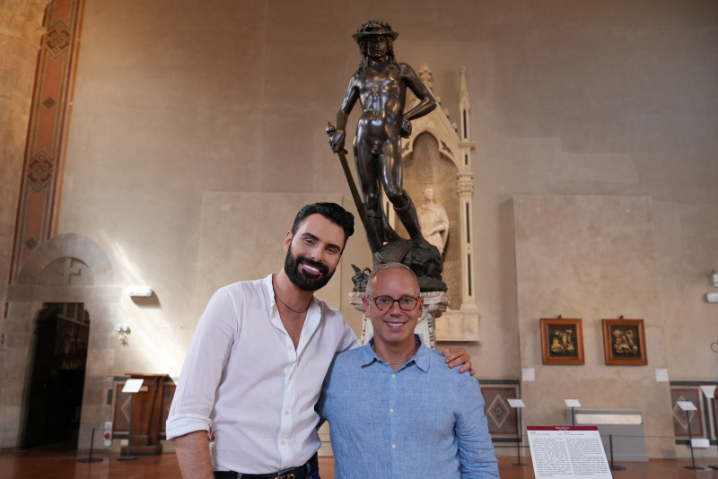   Rylan, Rob Rinder ต่อหน้า David ของ Donatello