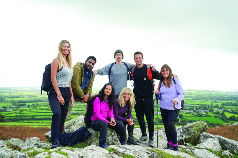   Προσκύνημα Βόρεια Ουαλία Christine, Eshaan, Amanda, Michaela, Spencer, Sonali και Tom