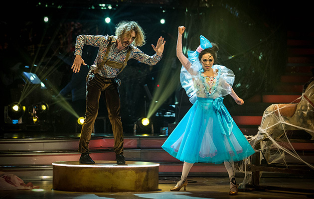  Seann Walsh și partenerul Katya în Strictly Come Dancing în 2018.