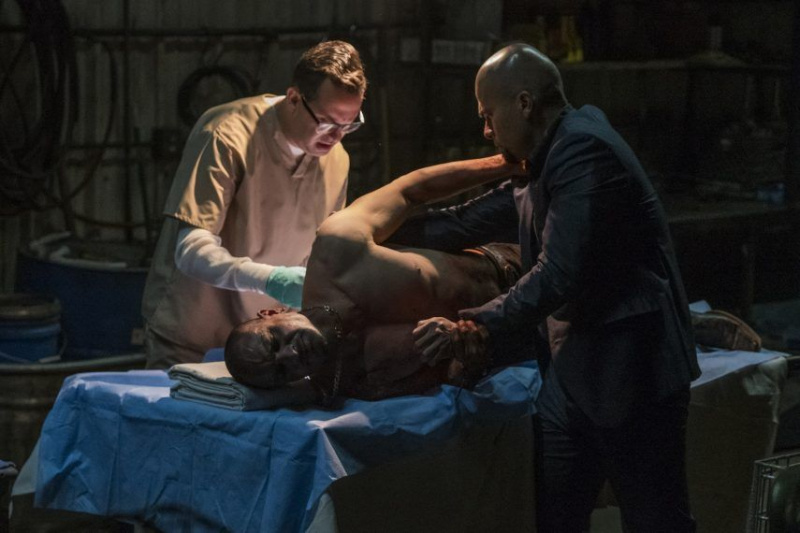 Michael Mando as Nacho Varga, Daniel Moncada as Leonel Salamanca, Joe DeRosa as Caldera - Better Call Saul _ Season 4, Episode 3 - Photo Credit: Nicole Wilder/AMC/Sony Pictures Television