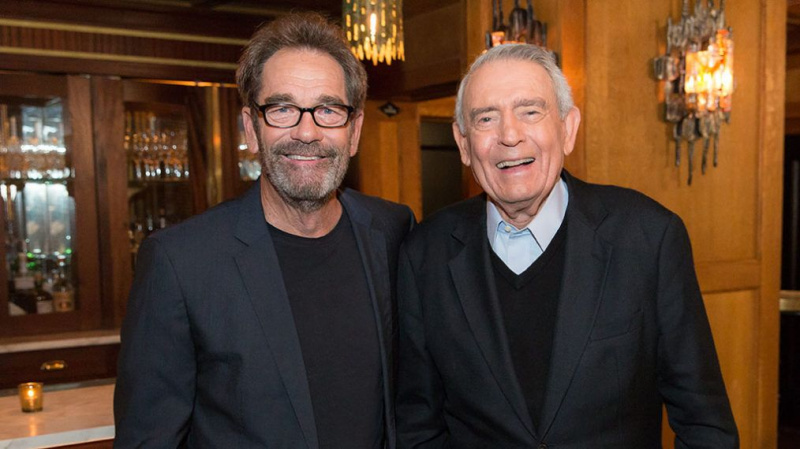 Dan Rather and Huey Lewis
