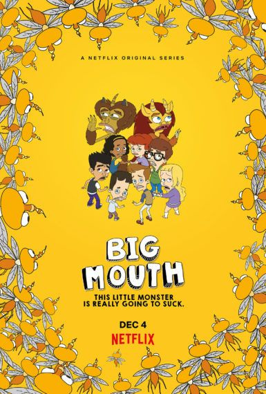 Póster de la temporada 4 de Big Mouth Netflix