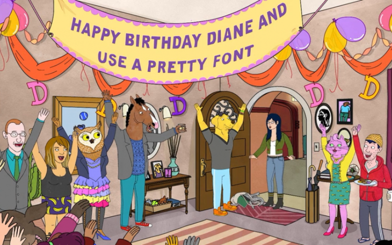 BoJack-204-Birthday-Sign