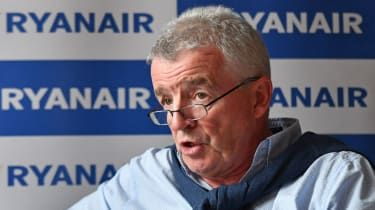 Ryanair: klargjør for avgang fra London
