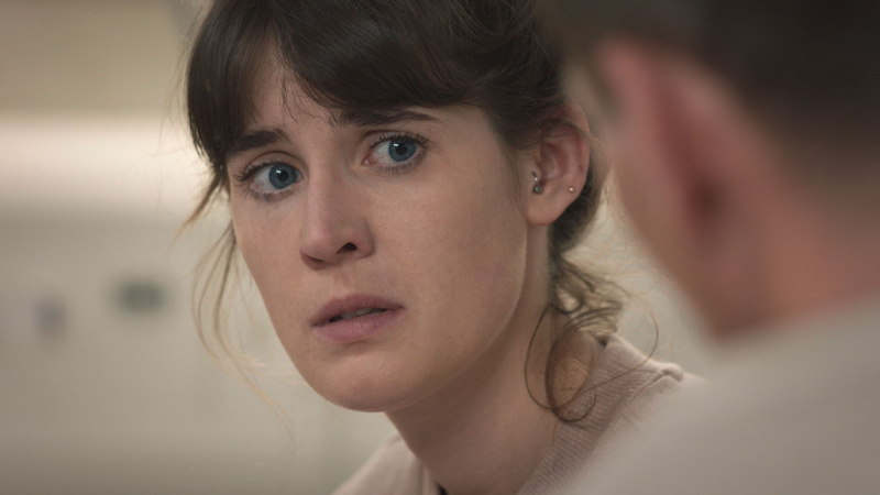  Jodie's heart breaks in Casualty when Max leaves.