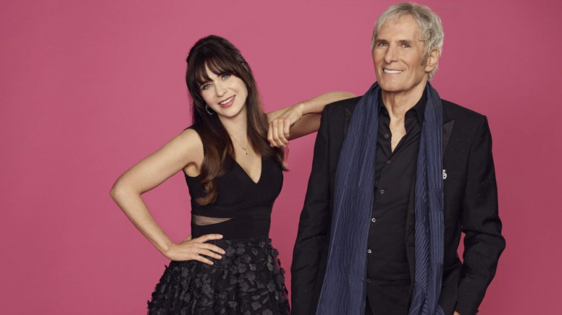 Zooey Deschanel un Michael Bolton vadīs “Slavenību iepazīšanās spēli” kanālā ABC